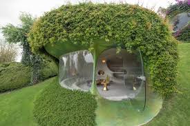 the organic hobbit house nestled in the