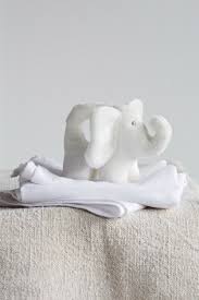 White Company Indy Elephant Rattle