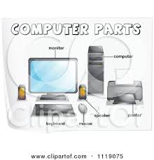 Pc Computer Parts Chart Posters Art Prints By Interior
