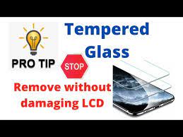 Remove Tempered Glass Screen Protector