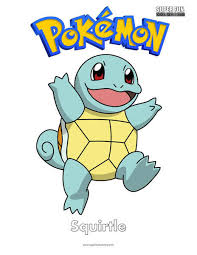 Discover lots of printable pokémon activity sheets for kids and pokémon fans of all ages. Pokemon Squirtle Coloring Page Super Fun Coloring