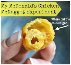 mcdonalds en mcnuggets experiment