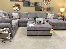 Flannigan Gray Sectional Living Room