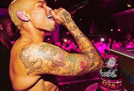 Chris brown s 26 tattoos their. Chris Brown S Tattoos House And Cars Celebily