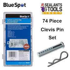 Blue Spot Tools 74 Piece Clevis Mixed Pin Set 40528
