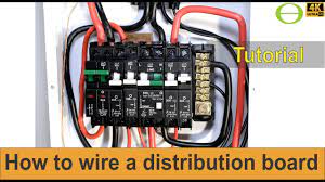 Label each circuit in order to avoid mistakes. How To Wire A Distribution Board With Two Neutral Rails Tutorial Youtube