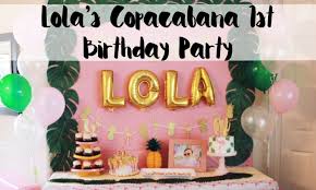 lola s copacabana 1st birthday party
