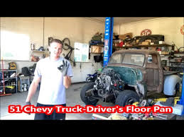 rust repair 51 chevy hot rod truck