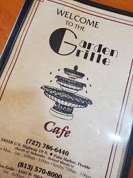 garden grille cafe in palm harbor