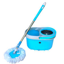 plastic bucket mop with 1refill for