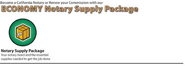 Become an online notary with onenotary. California Notary Notary Supply Packages