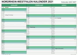 Ihr werdet großes glück haben, wenn. Kalender 2021 Nordrhein Westfalen
