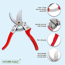 natures plus pruning shears for