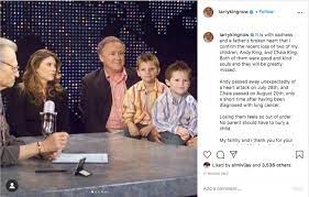 King, 86, the longtime host of larry king live on cnn, made the announcement saturday on social media. Larry King Break Silence Over Deaths Of Son And Daughter Weeks Apart Saying No Parent Should Have To Bury A Child
