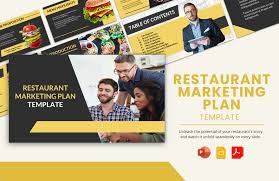 free restaurant marketing plan template