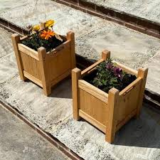 Woodside Aldeby Wooden Garden Planter