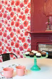 Diy Wallpapered Kitchen Makeover The
