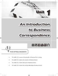 Introduction To Business Correspondence Fill Online