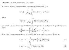 Momentum Space Wave Function