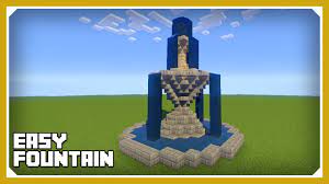minecraft how to build a fountain 2