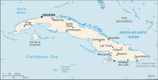 Lonely planet photos and videos. Cuba Map Terrain Area And Outline Maps Of Cuba Countryreports Countryreports