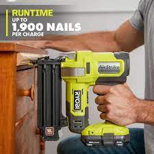 ryobi one 18v 18 gauge cordless