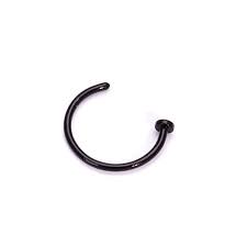 4youquality Small Thin Surgical Steel Open Nose Ring Nose Hoop Piercing Stud 7 Colour 3 Size Uk