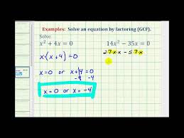 Ex Factor And Solve Quadratic Equation