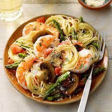shrimp pasta primavera recipe how to