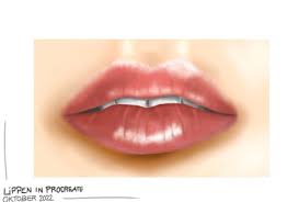 procreate how to draw lips from