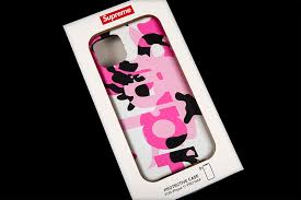 Compre ready stock nike sb swoosh cat iphone case model: Supreme Camo Iphone 11 Pro Case Pink Camo Fw20 Fw20a75 Pnk Max