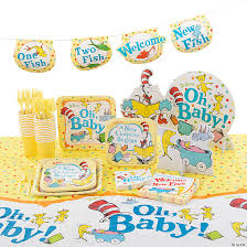 Dr Seuss Baby Shower Tableware Kit
