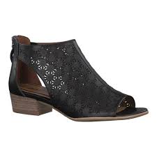 Womens Tamaris Nao Sandal Size 39 M Black Floral Laser Cut