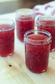 peach raspberry freezer jam