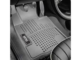 mini cooper front floor mats w logo oem