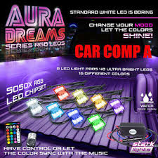 8pc 48 Led Truck Bed Lighting Kit Rgb 16 Multi Color Truck Ram 1500 2500 3500 Ebay