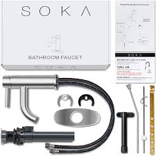soka bathroom sink faucet single handle