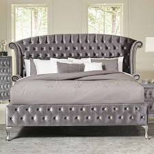 deanna california king size bed in grey