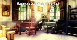 grunge desk chair at haruinosato s cc