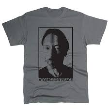 Printpro Atoms For Peace Thom Yorke T Shirt Men European