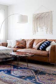 Caramel Leather Sofa