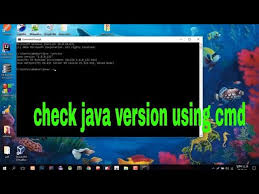 how to check java version in windows 10