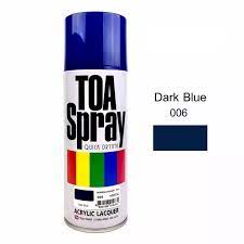Toa Spray Dark Blue Paints