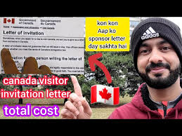 canada visa invitation letter total