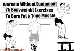 25 bodyweight exercises
