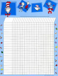 Cat In The Hat Chart Poster