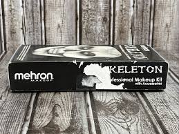 skeleton character kit deluxe mehron makeup kit