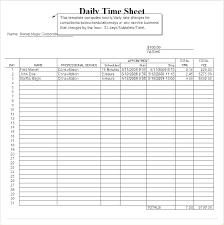 Timesheet Schedule Template