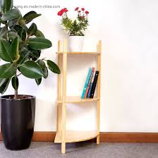 5 shelf 68 bookcase corner bookcase with tasteful finished with the veneer. China Multifunctional Bamboo 3 Tier Corner Shelf Standing Storage Shelf Flower Pot Display Rack China 3 Tier Corner Shelf Bamboo And Flower Pot Stand Rack Price