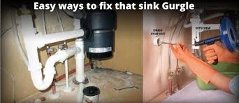 why does my kitchen sink gurgle try